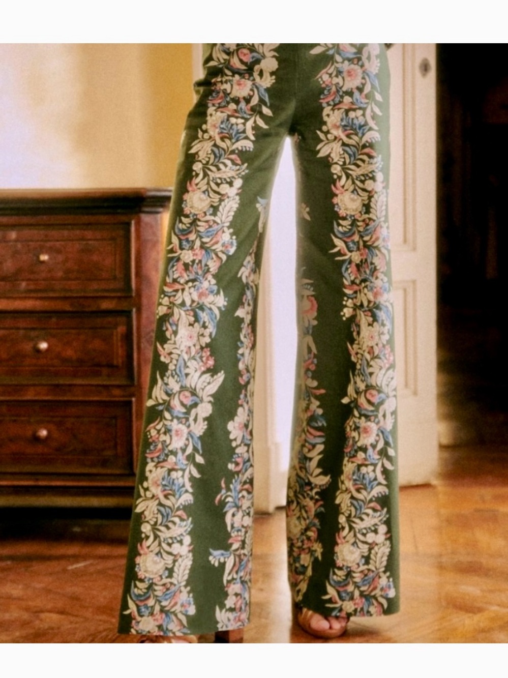 ISO! Sezanne Tyler Wide Leg Trousers, Sz 6 / 38 or 8 / 40